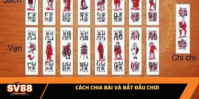 Cách chia bài và bắt đầu chơi