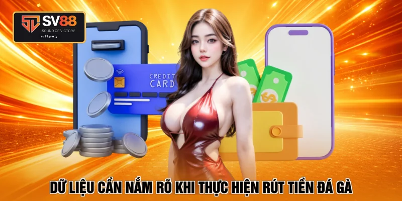 Dữ liệu cần nắm rõ khi thực hiện rút tiền đá gà