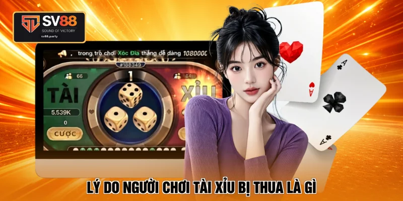 Lý do người chơi tài xỉu bị thua là gì